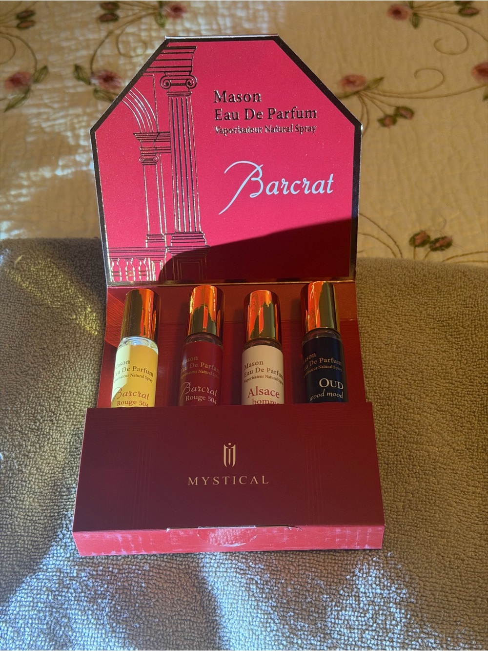 Mason Barcrat Eau De Parfum Red & Gold Box Set